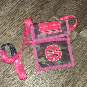 Simply Southern Pink and Camouflage Key Holder